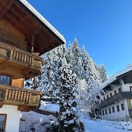Haus Luxer Lägenhet Auffach Exteriör bild